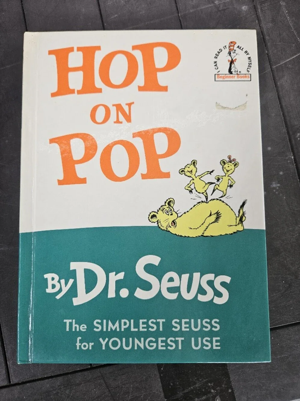 Vintage Dr. Seuss Hop on Pop Hardcover Beginner Book – ISBN 0-394-80029-X
